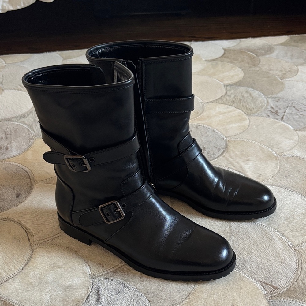 Manolo Blahnik Black Ankle Boots